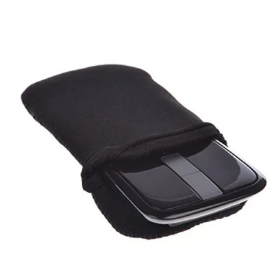 Abbildung von Maus Fall Tasche, Case Wonder Neopren Wasserabweisend Tragetasche Tragbar Sleeve Cover Taschen für Microsoft Arc Touch Maus, schwarz