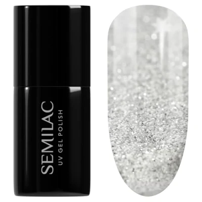 Abbildung von Semilac UV Nagellack 605 Polish White Flash 7 ml
