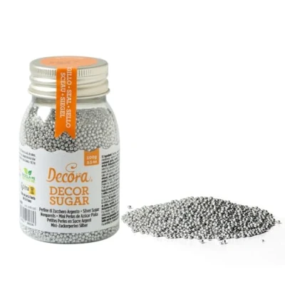 Abbildung von Decora 2081126 PAKETE 100 G SILBER NONPAREILS