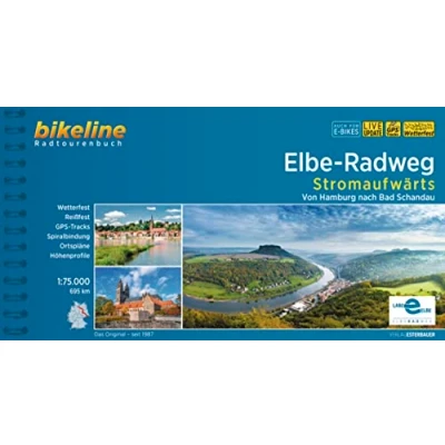 Abbildung von Elbe Radweg / Stromaufwärts: Von Hamburg nach Bad Schandau, 695 km, 1:75.000, wetterfest/reißfest, GPS Tracks Download, LiveUpdate
