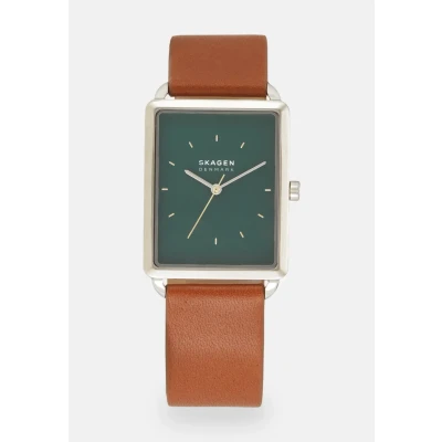Abbildung von Skagen Hagen Uhr silvercoloured, Herren, Größe: One Size, Silver coloured