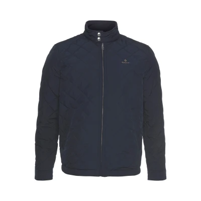 Abbildung von GANT Quilted Windcheater Übergangsjacke, Herren, Größe: Small, Evening blue