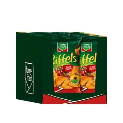 Abbildung von Funny Frisch Riffels Chili und Paprika, 10er Pack (10 x 150 g)