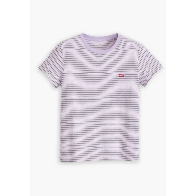 Abbildung von Levi&#039;s Perfect TEE Tshirt print, Damen, Größe: XS, Heirloom lilac