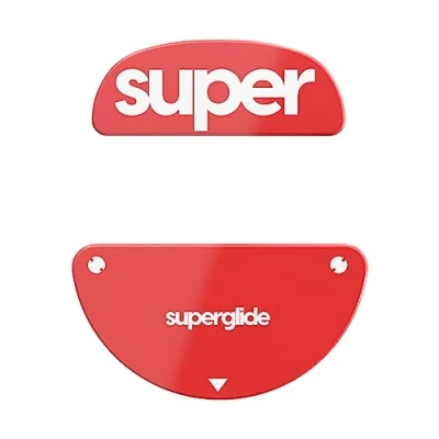 Abbildung von Pulsar Gaming Gears Superglide2 Mausfüße mit kontrollierbarer Geschwindigkeit, glatte und langlebige Sohle für EndGameGear XM2 WE [Rot]