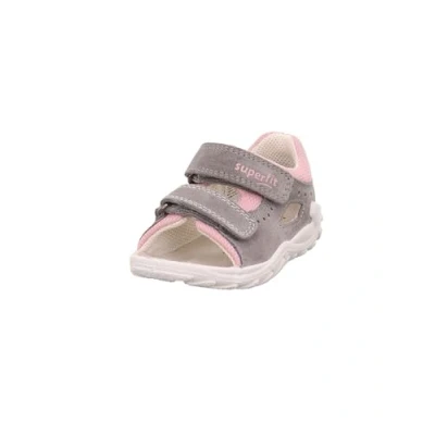 Abbildung von Superfit Lauflern Trekkingsandale für Kinder, Größe: 24, Grau rosa Schuhe