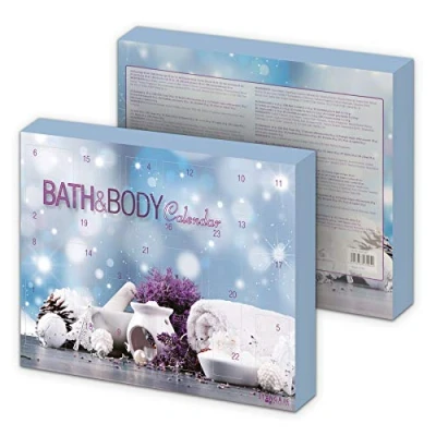 Abbildung von itenga Adventskalender für Frauen Bath and Body I gefüllt 24 Überraschungen PflegepodukteI Perfekter Begleiter während der Vorweihnachtszeit