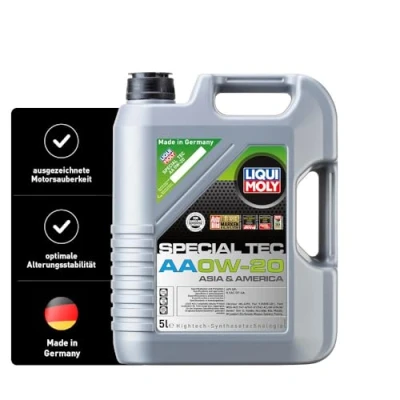 Abbildung von Liqui Moly Special Tec AA 0W 20 5l Motoröl 9734 TOYOTA: Avensis III Limousine, Auris Kombi, Yaris Schrägheck, SUBARU: Trezia II, XV I, ACURA: MDX