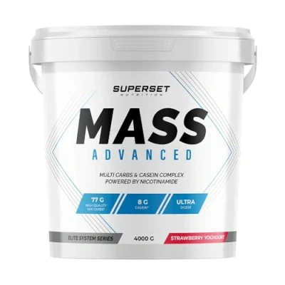 Abbildung von Gainers Mass Advanced (4kg) Erdbeere Joghurt