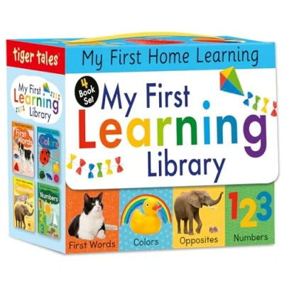 Abbildung von My First Learning Library 4 Book Boxed Set: Includes Words, Colors, Opposites, and Numbers (My Home Learning)