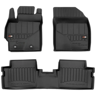 Abbildung von M MOTOS Gummimatten Auto Fussmatte passt für Toyota Auris I 2006 2012 Verbessern Sie Ihren Reisekomfort mit Antirutschmatte 3D Allwetter fußmatten Auto, Schutz vor Verschmutzung