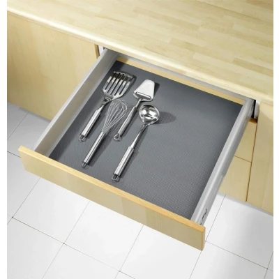 Abbildung von Wenko Schubladenmatte Anti Rutsch Matte 150x50 cm Zuschneidbar Grau