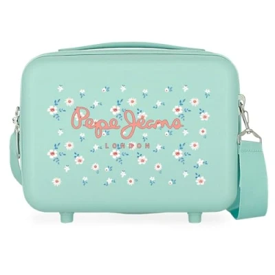 Abbildung von Pepe Jeans Leslie Kulturbeutel, anpassbar, Blau, 29 x 21 15 cm, starr, ABS 9,14 l, 0,84 kg