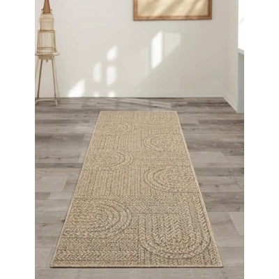 Abbildung von the carpet Teppich Kansas, rechteckig, Höhe: 1 mm, moderner robuster In und Outdoor Jute Look