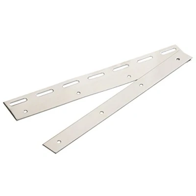 Abbildung von Klemm und Pendelleiste 300mm Edelstahl für PVC Vorhang, MS Schippers Geeignet Schweine Geflügel Hühner