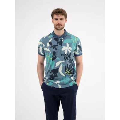 Abbildung von LERROS Poloshirt &quot;LERROS Poloshirt, sommerlich floral gemustert&quot;