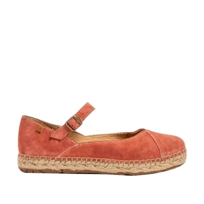 Abbildung von El Naturalista Damen Flats Campos, Frauen Espadrilles,Espadrillos,Espandrilles,Sommerschuhe,Slipper,Slip ons,geflochten,FRAMBUESA,41 EU / 7.5 UK