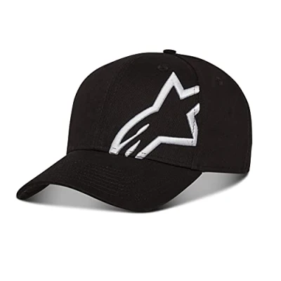 Abbildung von Alpinestars, Corp Snap 2, Baseball Kappe, Schwarz Weiss, Os, Mann Einheitsgröße