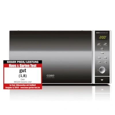 Abbildung von Caso Mikrowelle &quot;3371 MCG 30 Ceramic Chef&quot;, Grill Heißluft, 2100 W