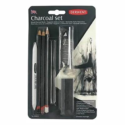 Abbildung von Derwent Mixed Charcoal Set Gemischtes Holzkohle