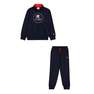 Abbildung von Champion Graphic Unisex SET Jogginghose für Kinder, Größe: 162/167, New navy/red