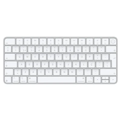 Abbildung von Apple Magic Keyboard mit Touch ID für Mac Modelle Chip Portugiesisch ​​​​​​​