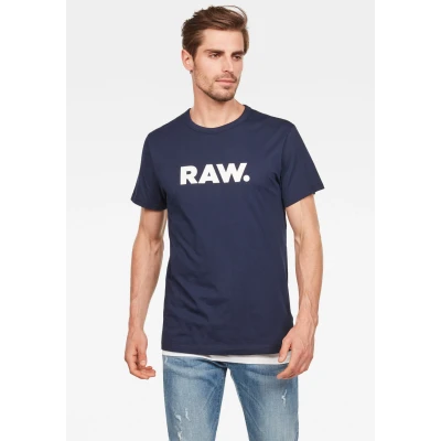 Abbildung von G Star Holorn Tshirt print, Herren, Größe: XL, Sartho blue