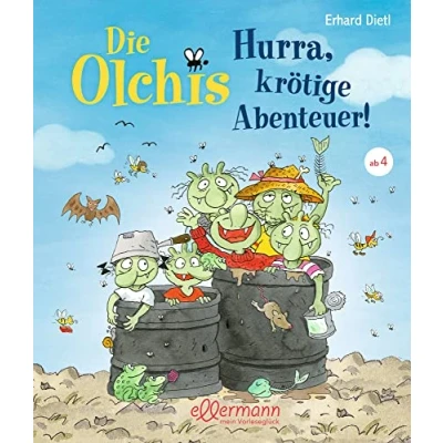 Abbildung von Die Olchis. Hurra, krötige Abenteuer!: Lustiger Geschichten Sammelband zum Vorlesen der beliebten Kinderbuch Reihe ab 4 Jahren