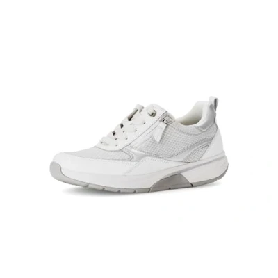 Abbildung von Gabor Comfort Rollingsoft Sneaker low, Damen, Größe: 39.5, Bianco weiss Schuhe
