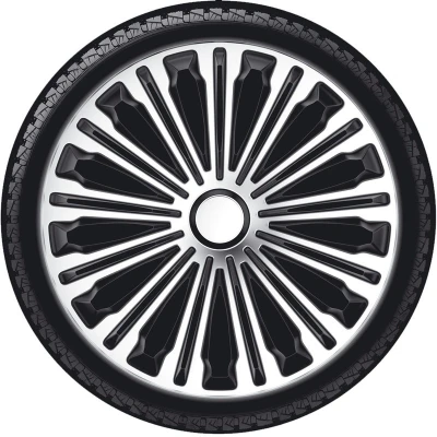 Abbildung von AutoStyle PP 5254 Radblenden 14Zoll schwarz/silber