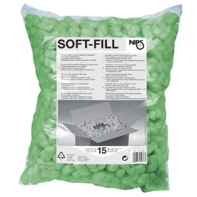 Abbildung von smartboxpro Füllmaterial SOFT FILL formstabil und stoßdämpfend grün ca