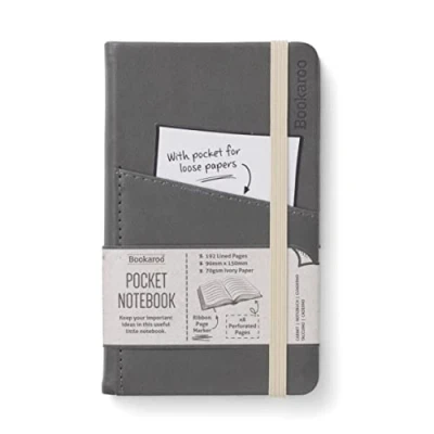 Abbildung von IF Bookaroo Notizbuch, A6, Pocket, Anthrazit