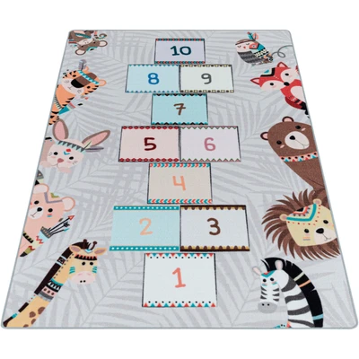 Abbildung von Ayyildiz Teppiche Kinderteppich &quot;PLAY 2903&quot;, rechteckig, robuster Kurzflor, Spiel Teppich, Kinderzimmer