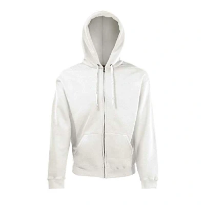 Abbildung von Fruit of the Loom Hooded Sweat Jacket Modell 2013 XL,White