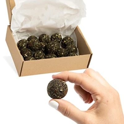 Abbildung von Vitalityballs 18x Natürliche Energy Balls &quot;Green Protein&quot; ohne zusätzlichem Zucker 100 % Vegan Eiweiß Energiekugel Power Snacks Energiebällchen mit Datteln