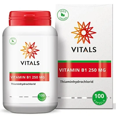 Abbildung von Vitals Vitamin B1 Thiamin 250 Mg (100 Caps) Nur B 1