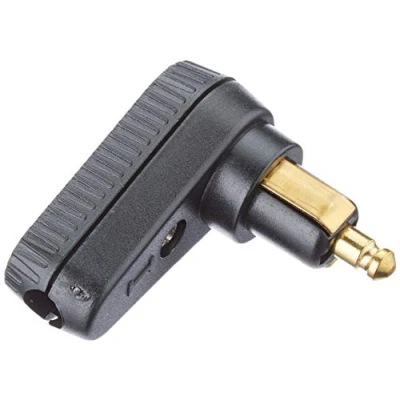 Abbildung von Baasâ Baas DIN Winkelstecker BA12 Belastbarkeit Strom max.=8A Passend Fuer (Details) Normsteckdosen, schwarz