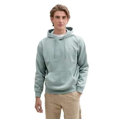 Abbildung von TOM Tailor Denim Hoodie Kapuzenpullover, Herren, Größe: XL, Light ice blue