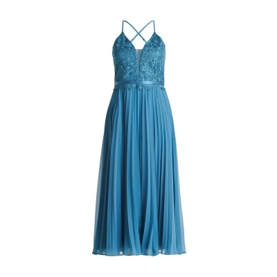 Abbildung von Vera Mont MIT Stickerei Cocktailkleid/festliches Kleid, Damen, Größe: 34, Shiny bluestone