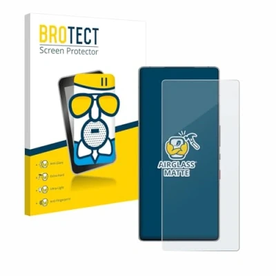 Abbildung von BROTECT Entspiegelungs Schutzglas für ZTE Nubia Red Magic 10 Pro Schutz Folie Panzerfolie Glas Matt [Extrem Kratzfest 9H, Anti Reflex]