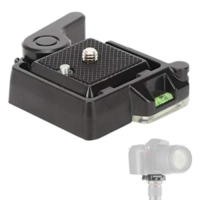 Abbildung von Topiky Schnellwechselplatte, Universal Schnellwechsel Platinenklemme aus Aluminiumlegierung 1/4 Zoll 3/8 Halterung für Kamerastativ Kugelkopf, DSLR,Spiegellose Kamera