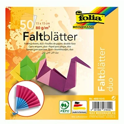 Abbildung von folia Faltblätter mehrfarbig