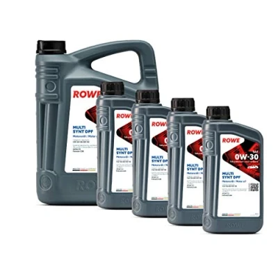 Abbildung von ROWE 5 + 4x 1 Liter HIGHTEC MULTI SYNT DPF SAE 0W 30 Motorenöl PKW Motoröl