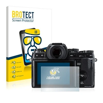 Abbildung von BROTECT Schutzglas für Fujifilm X T1 Schutzfolie Panzer Folie Glas [Extrem Kratzfest 9H, Anti Fingerprint, Ultra Transparent]