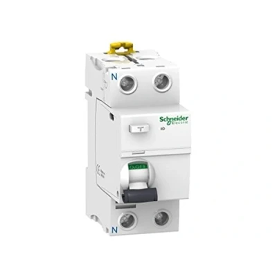Abbildung von Schneider Electric A9R61225 iID Fehlerstromschutzschalter, Klasse A SI, 2P, 25A, 30 mA, 73,5 mm x 36 91 mm, Weiß