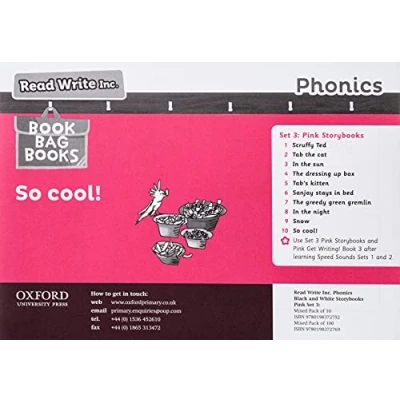 Abbildung von READ WRITE INC Phonics Set 3 Pink Story Books Black and White Pack of 10 (NC PHONICS)