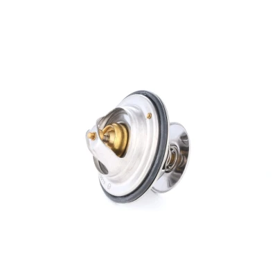 Abbildung von RIDEX 316T0019 Kühlwasserthermostat 87 mit Dichtung MERCEDES BENZ: W123 T modell, SL Cabrio, W124 JAGUAR: XJ Limousine, SSANGYONG: Rodius I