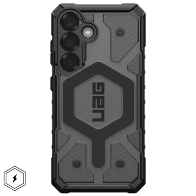 Abbildung von Samsung Galaxy S25 Hülle MagSafe Kunststoff UAG Hard Case/Backcover Handyhülle Transparent Shockproof/Stoßfest