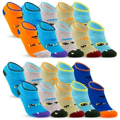 Abbildung von sockenkauf24 Sneakersocken 10 Paar Kinder Sneaker Socken Jungen &amp; Mädchen Baumwolle Kindersocken (56511, 27 30) WP