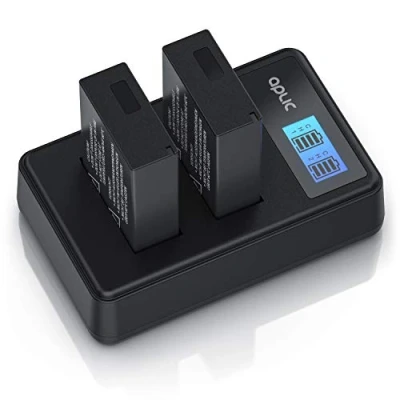 Abbildung von CSL Akkuladegerät Set inkl. 2 Akkus Kamera Akku Ladegerät kompatibel mit Canon LP E17 1100mAh Ladestrom 600 mAh 7,2 V Batterieladegerät für EOS RP M3 M5 M6 750D 800D Rebel T6i T7i SL2